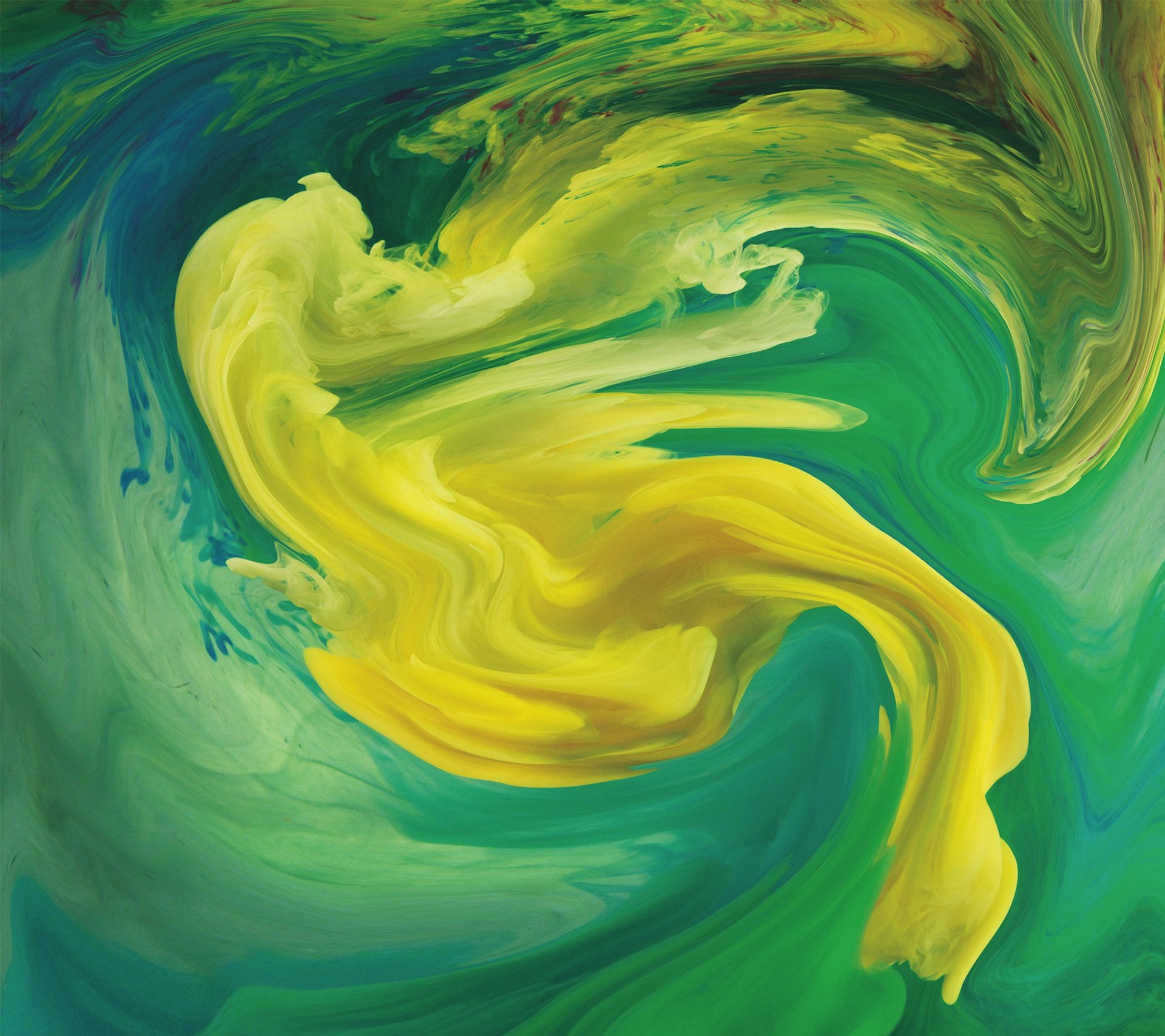 oneplus two wallpaper yellow lime astraction lines colors android