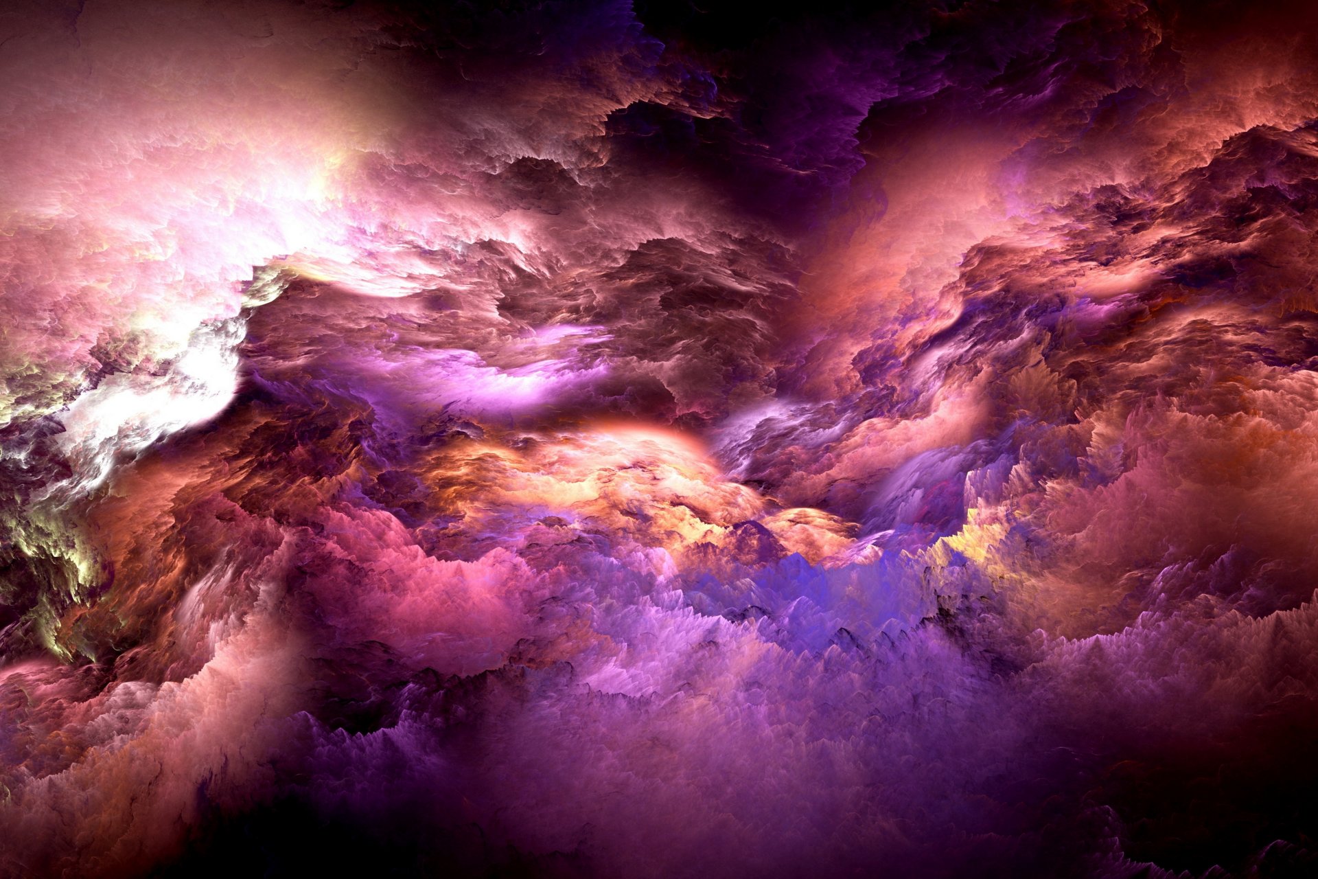 abstract colors unreal clouds background