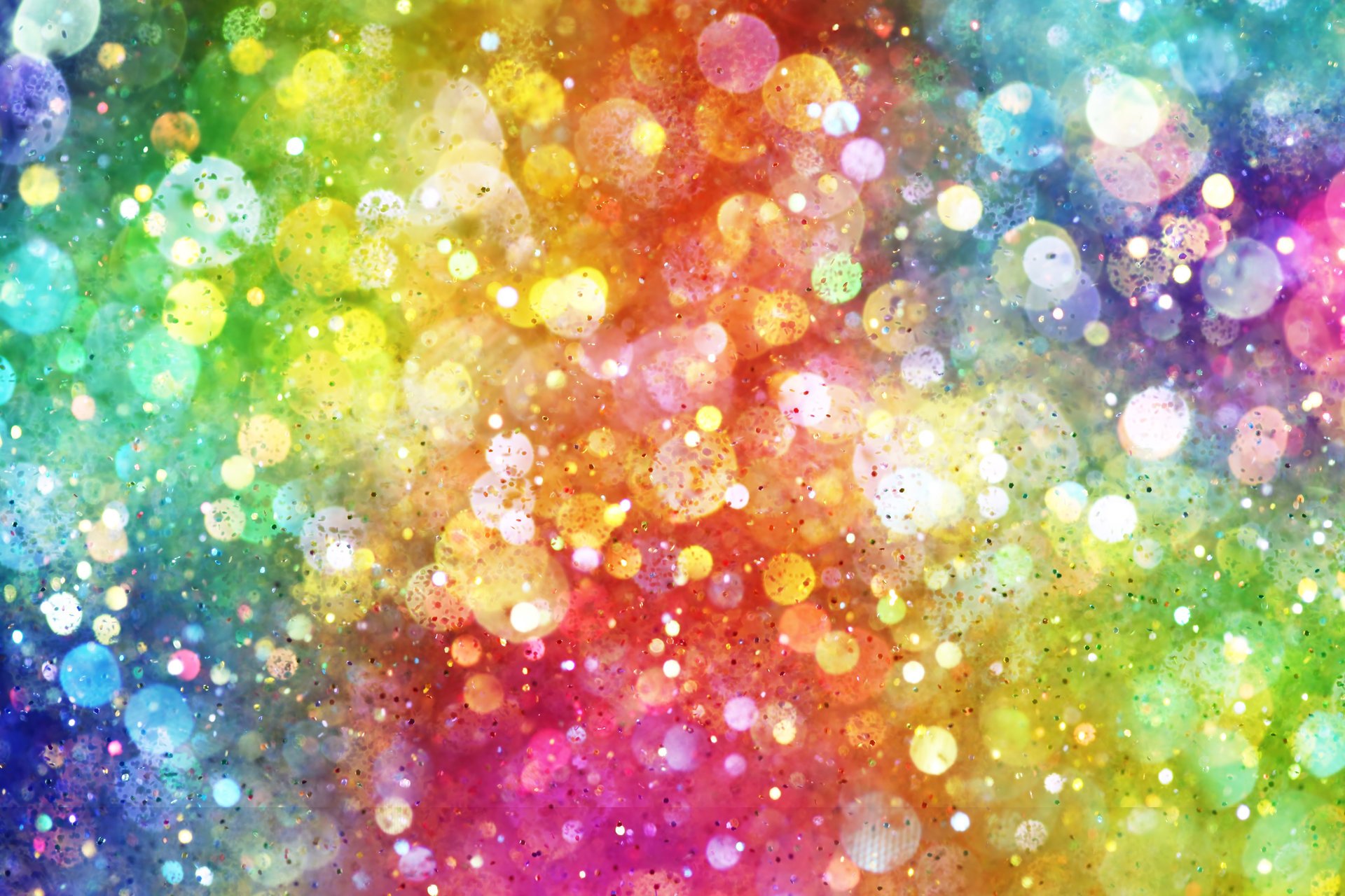 bokeh rainbow colorful lanterns lights color background