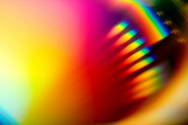 Rainbow refraction of light