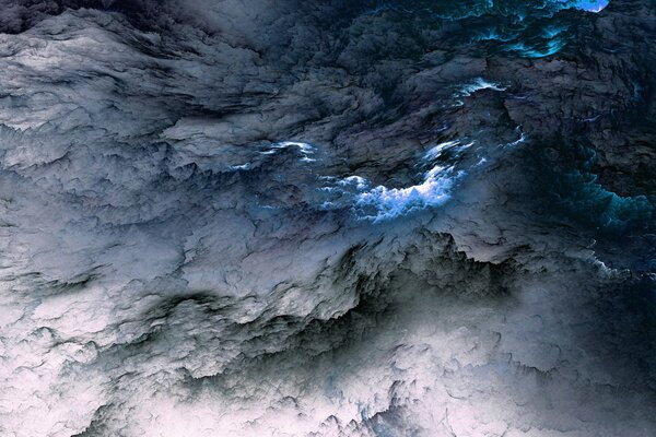Fondo abstracto de nubes