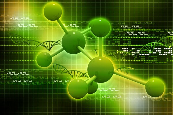 Abstraktion als Atom für den Hintergrund