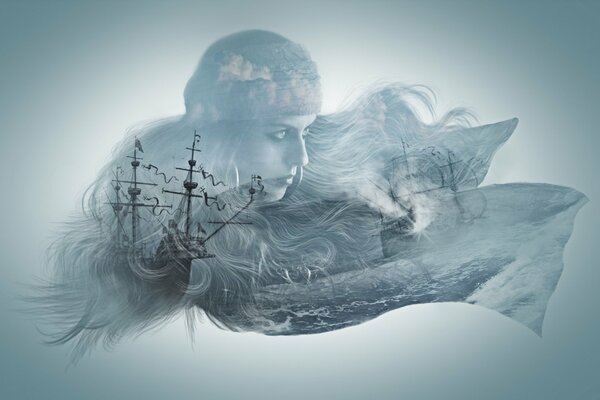 The sea goddess sinks the ship