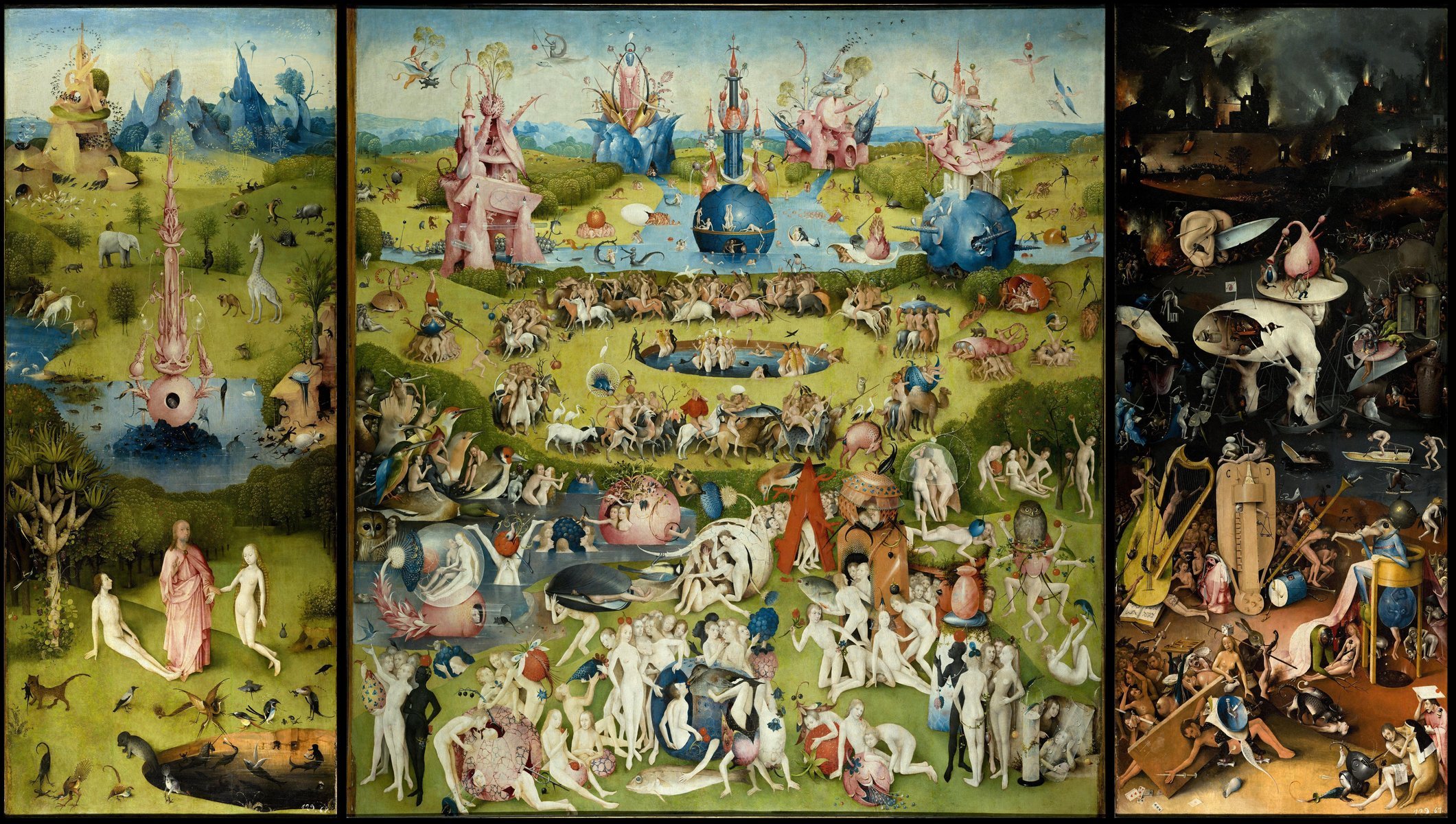 hieronymus bosch garden of earthly delights triptych