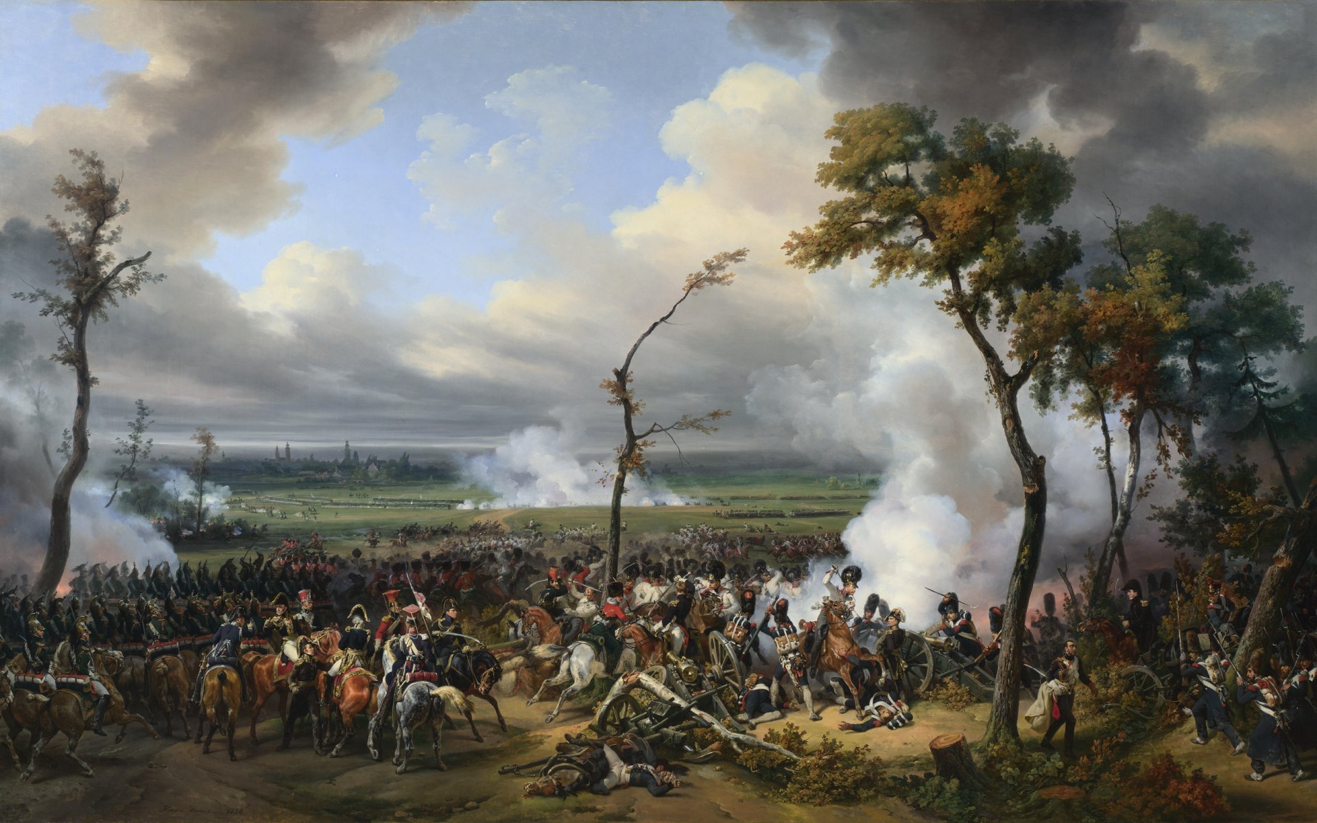 the battle of hanau the battle of hanau pattern canvas oil