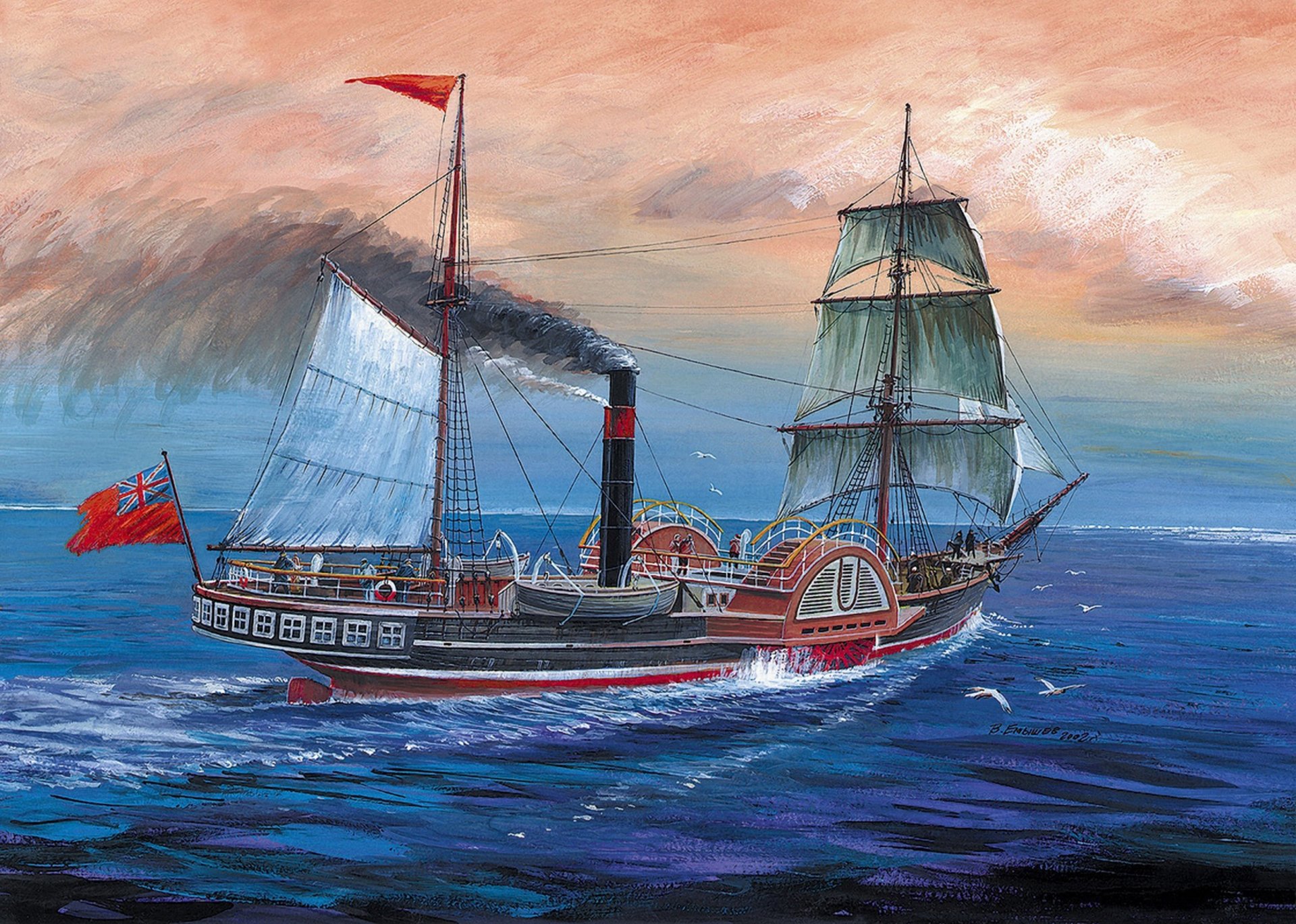 art fleet steamship sirius 1838 commander r. robertson the first world passage london-new york for days on steamship ended coal in furnaces flew furniture masts firewood ship port destination laid the beginning the first passenger transatlantic transfer