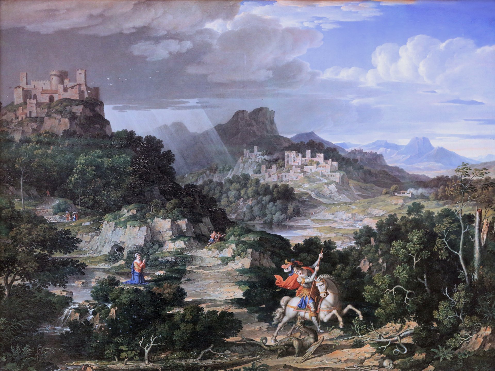 joseph anton koch joseph anton koch pittore romantico austriaco paesaggio eroico di san giorgio nuova pinacoteca galleria d arte monaco di baviera