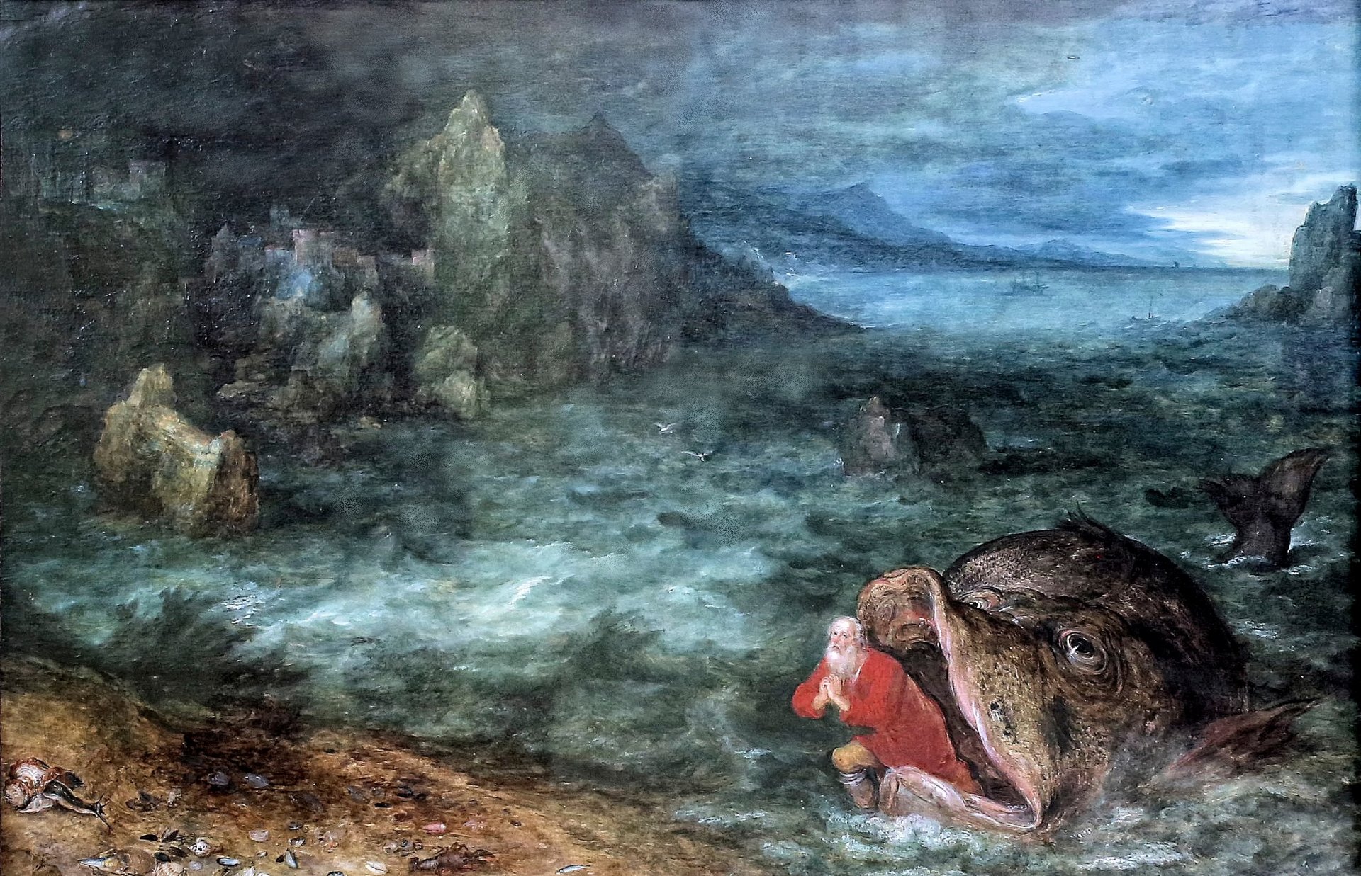 jan bruegel sud dell irlanda fiammingo pittore jonah e la balena