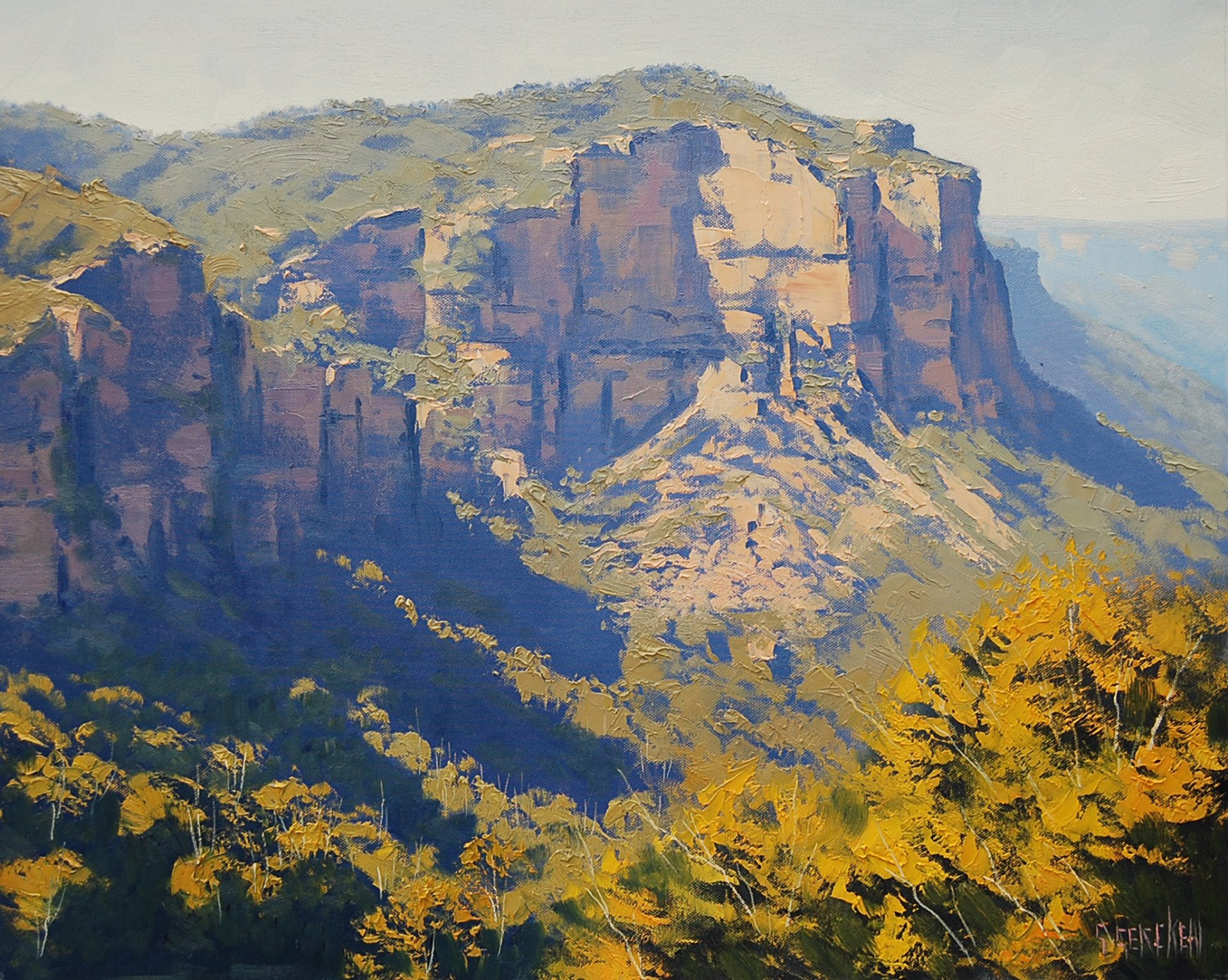 kunst zeichnung erdrutsch katoomba artsau