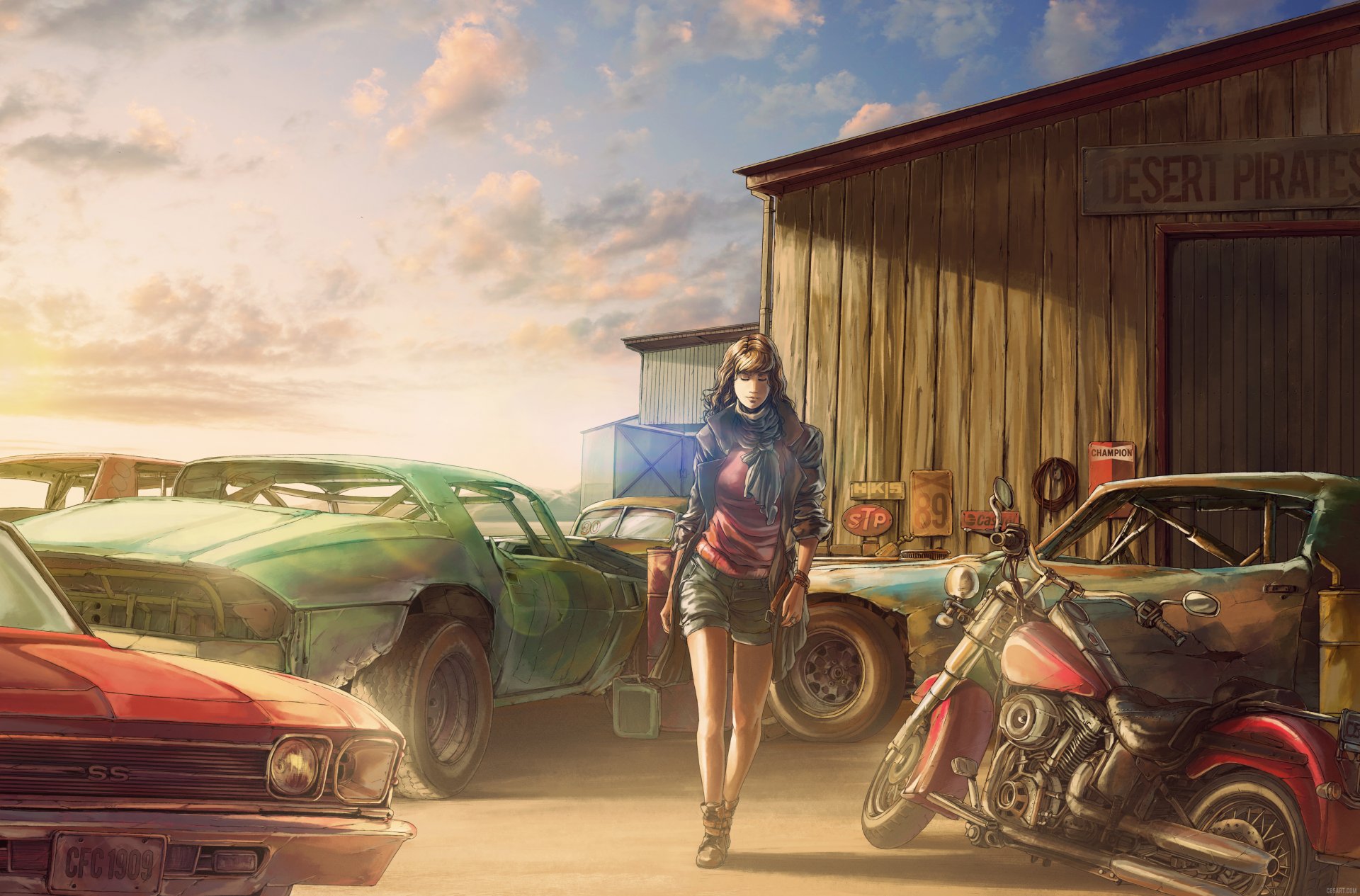 rust graveyard by c85 art old car chevrolet ss picture girl bike dump barn