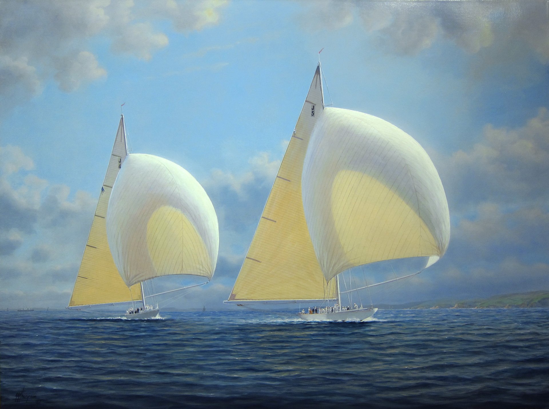 pattern tim thompson rainbow and ranger sea sailboats wind sail