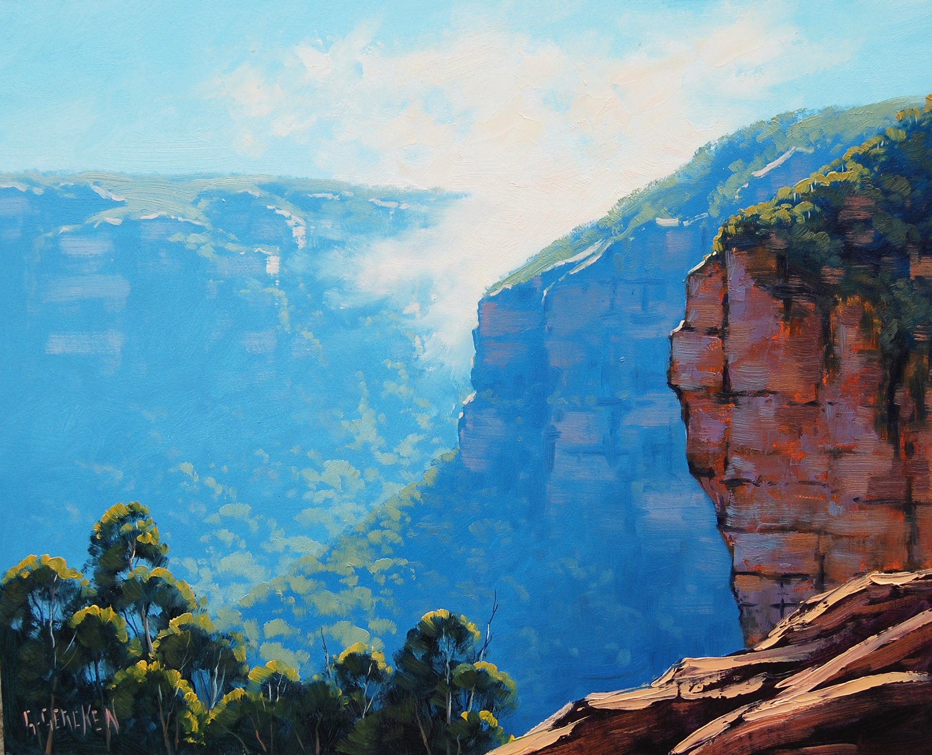 art picture artsaus echo point katoomba