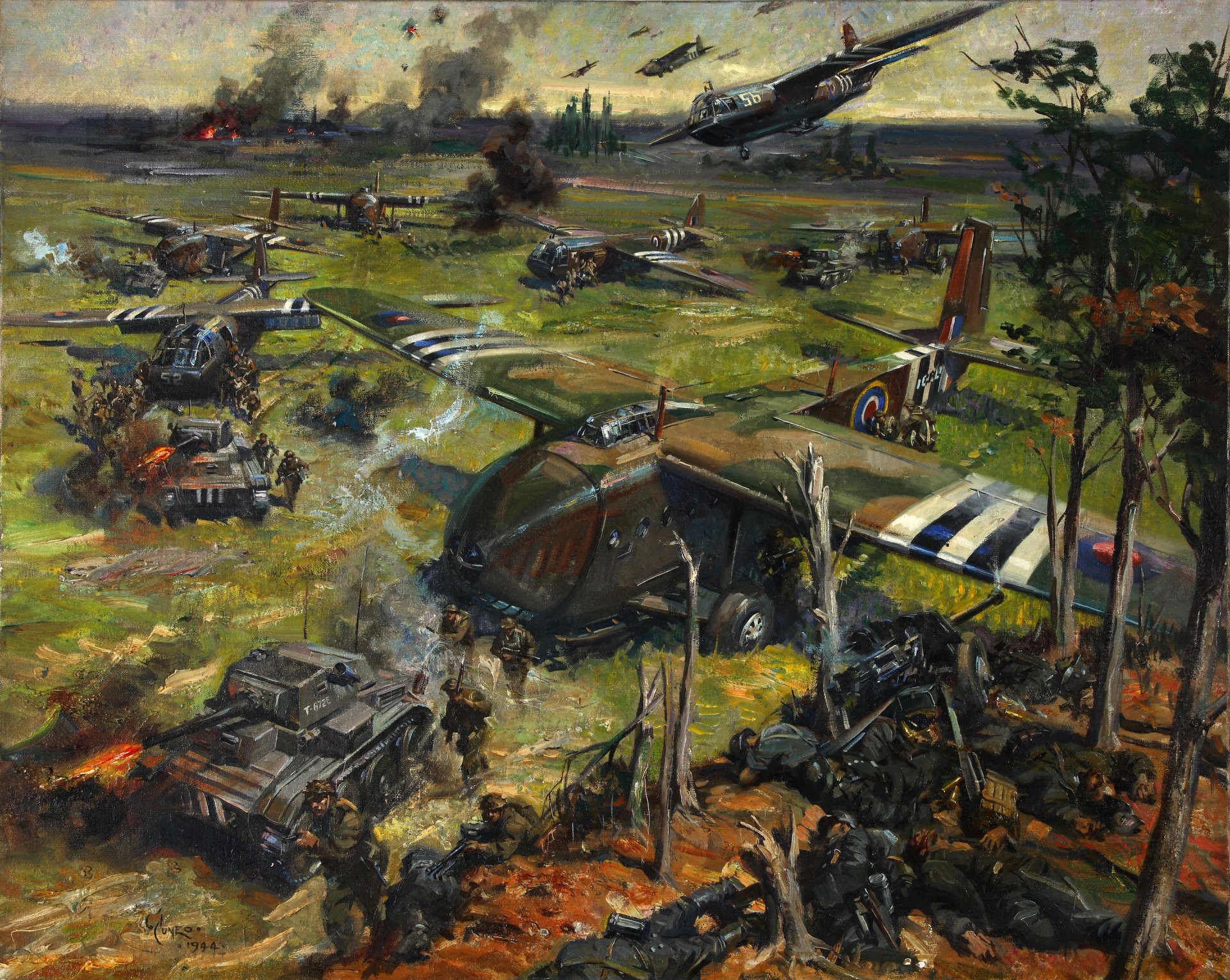 the operation on the coast the artist terence cuneo pattern canvas oil