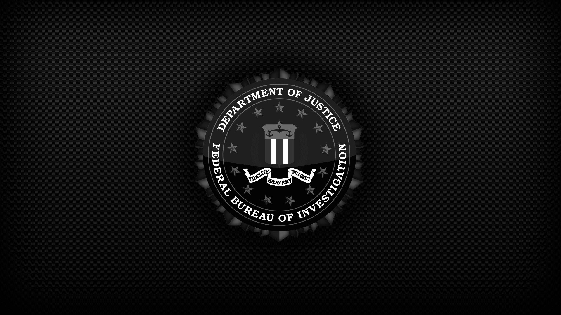 fbi logotipo negro