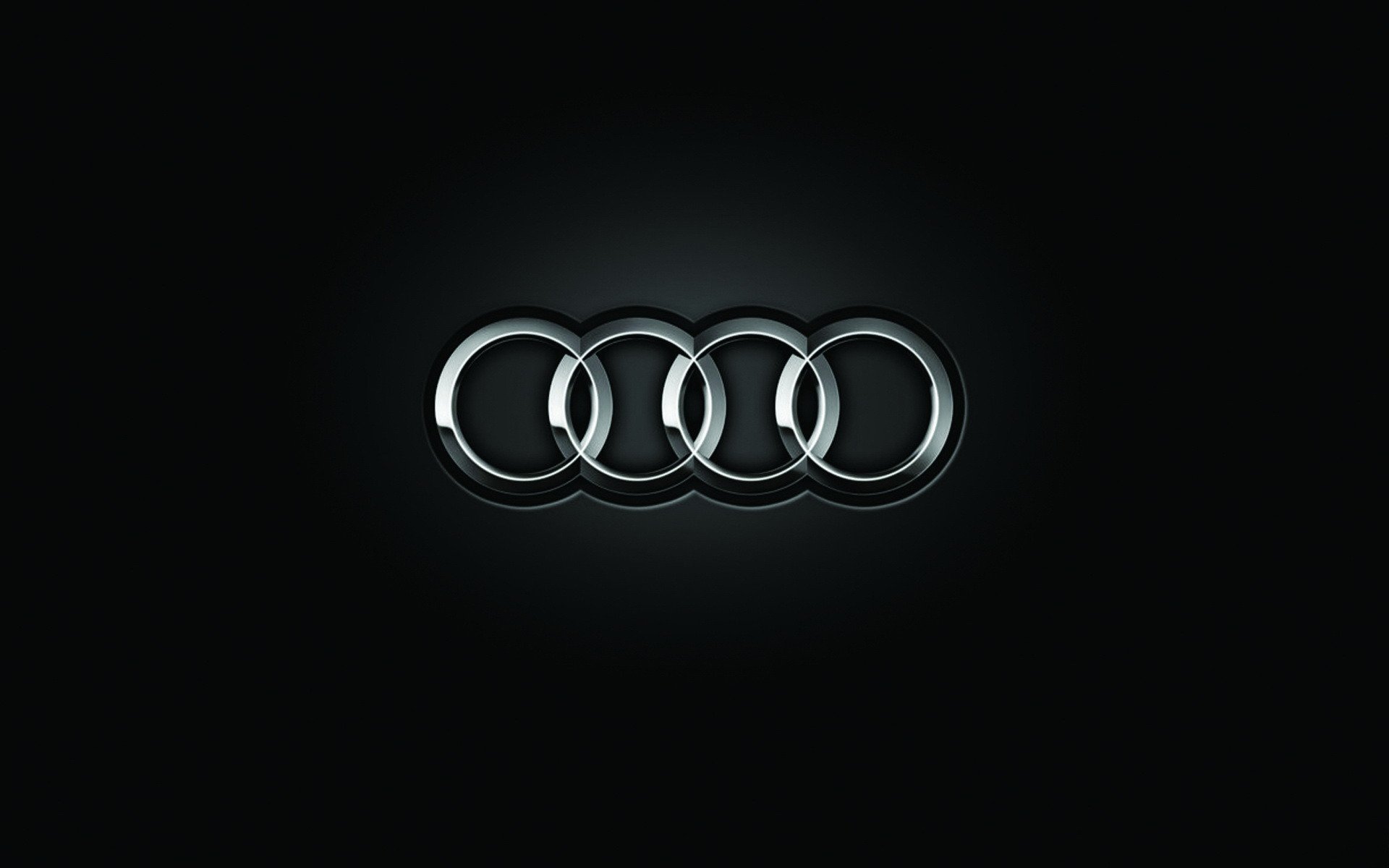 schwarzer hintergrund audi marke logo licht