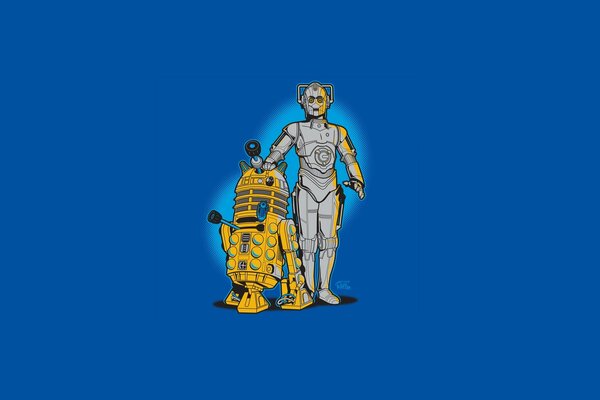 Star Wars-Roboter im Stil