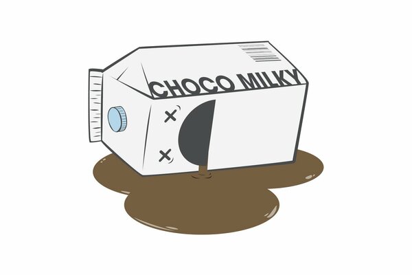 Cioccolato morto poco in un pacchetto