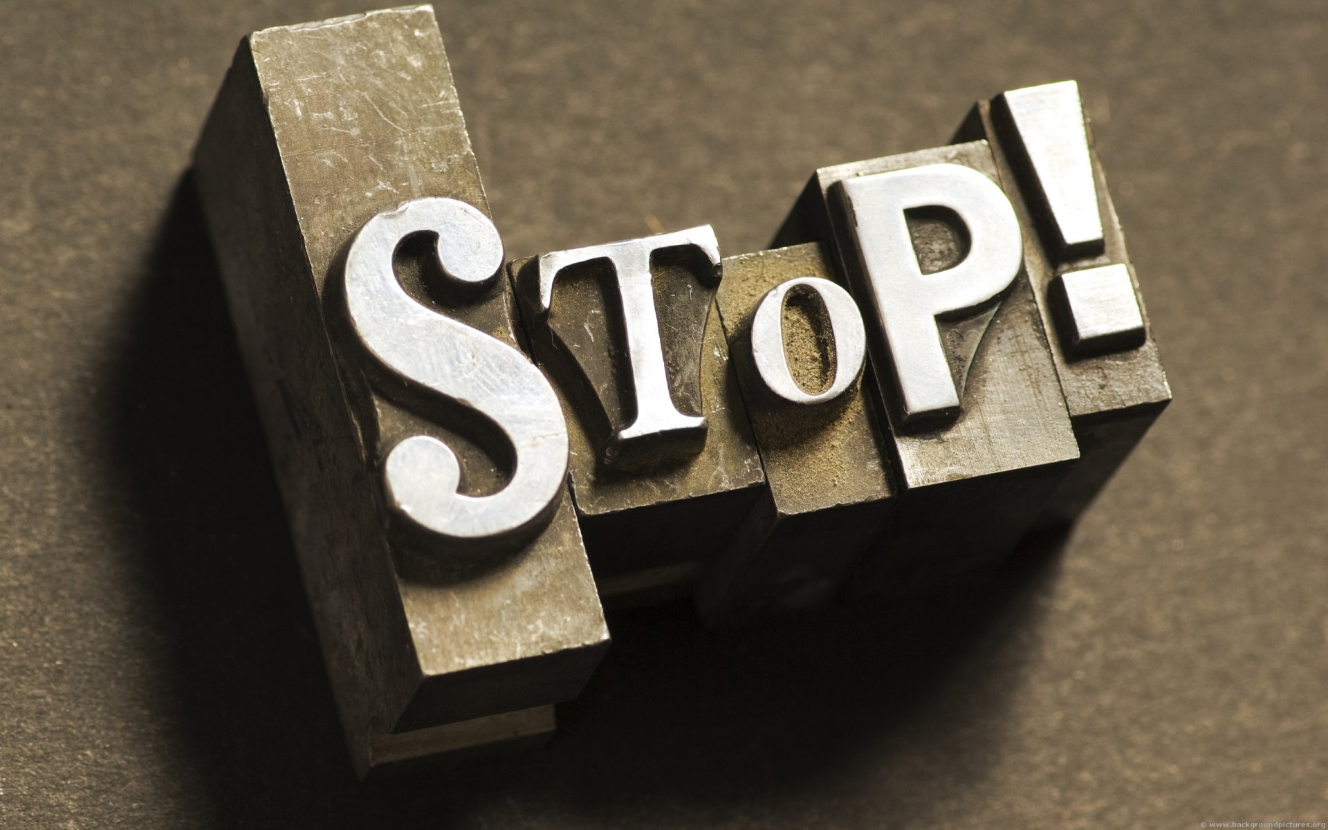 stop palabra macro letras