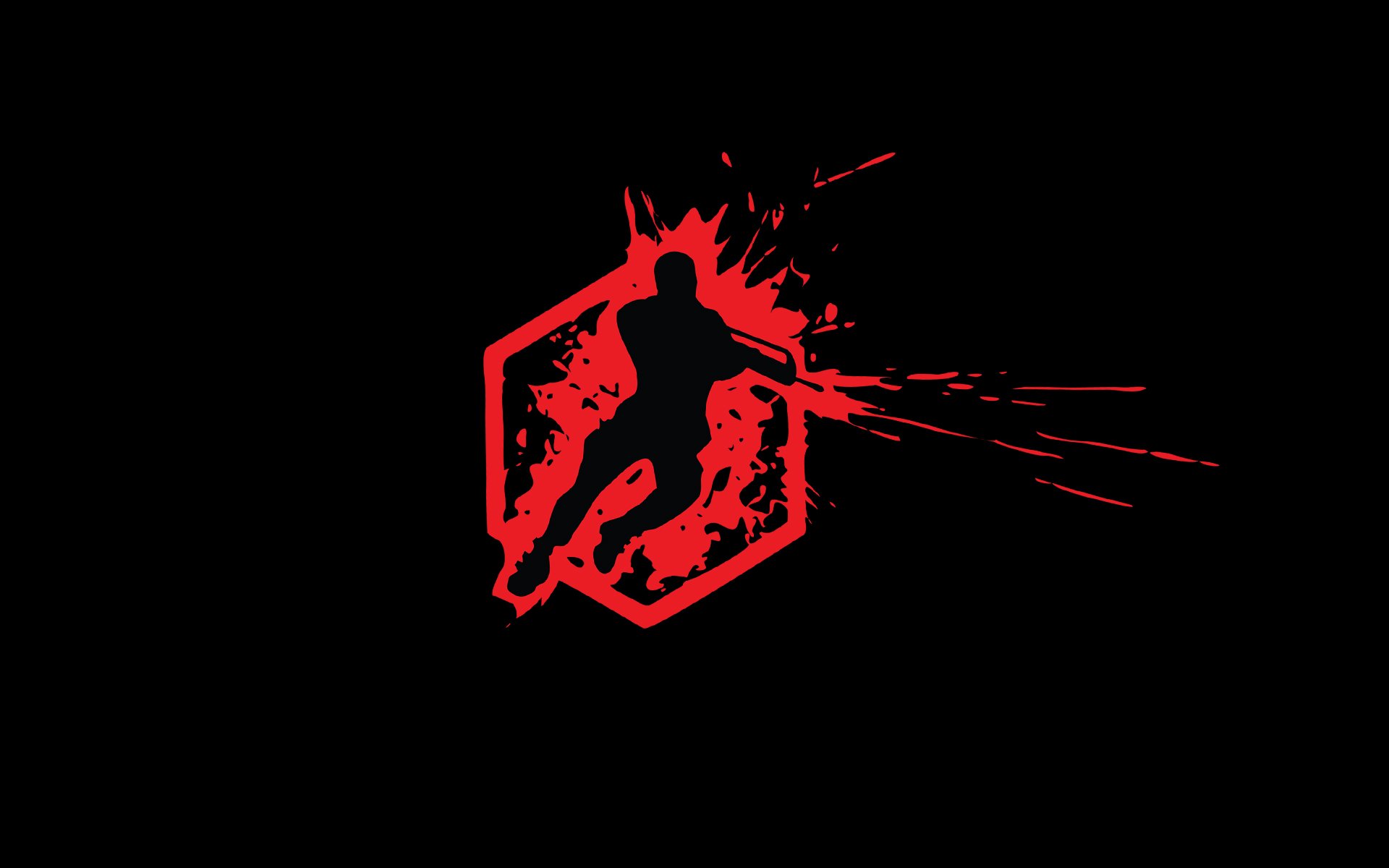 crysis wars blood minimalism logo