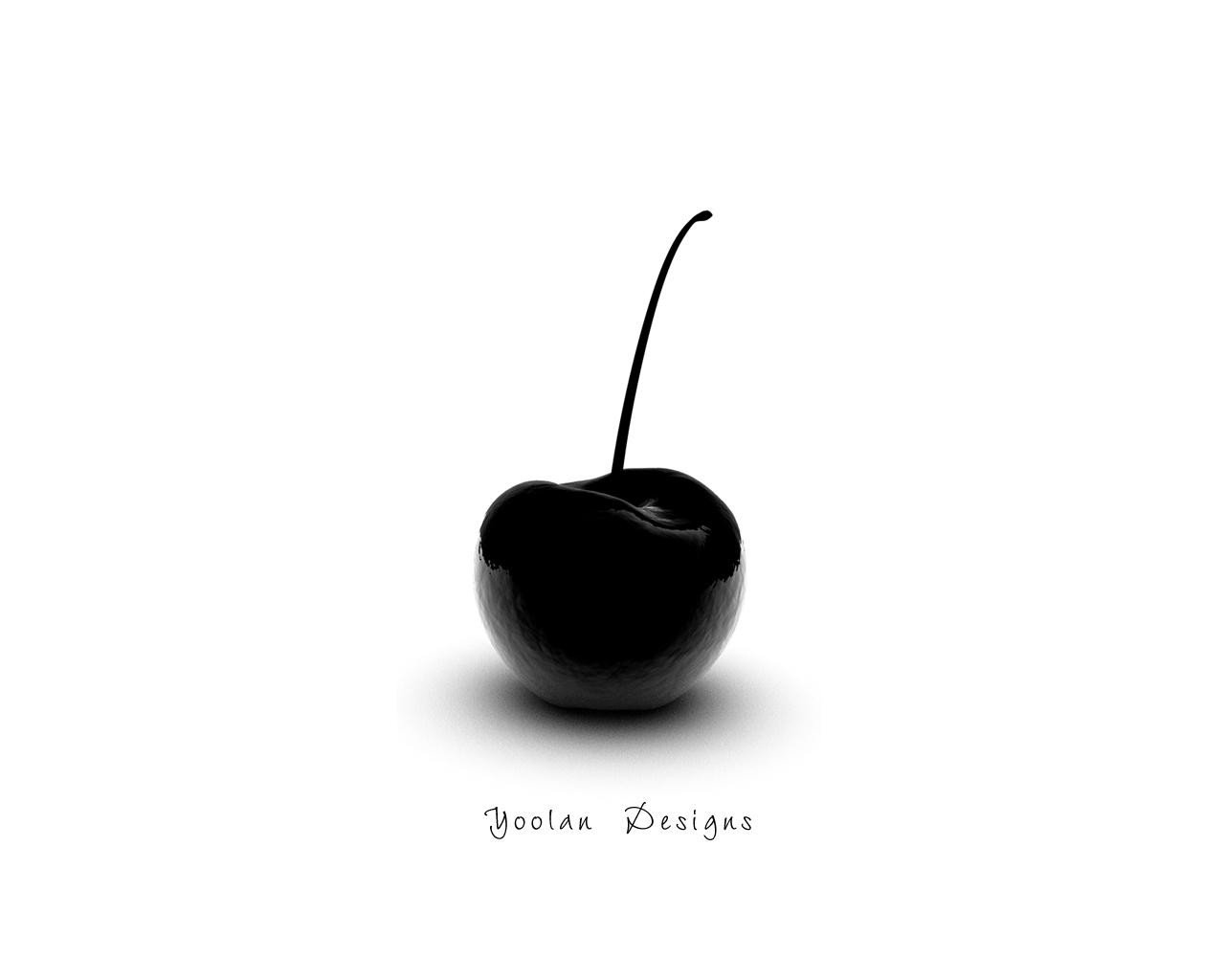 cereza blanco minimalismo