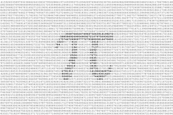 The number pi of its own digits