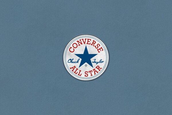 A star in the circle of Converse