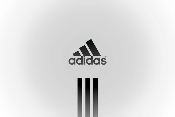 Carta da parati Adidas a tre strisce