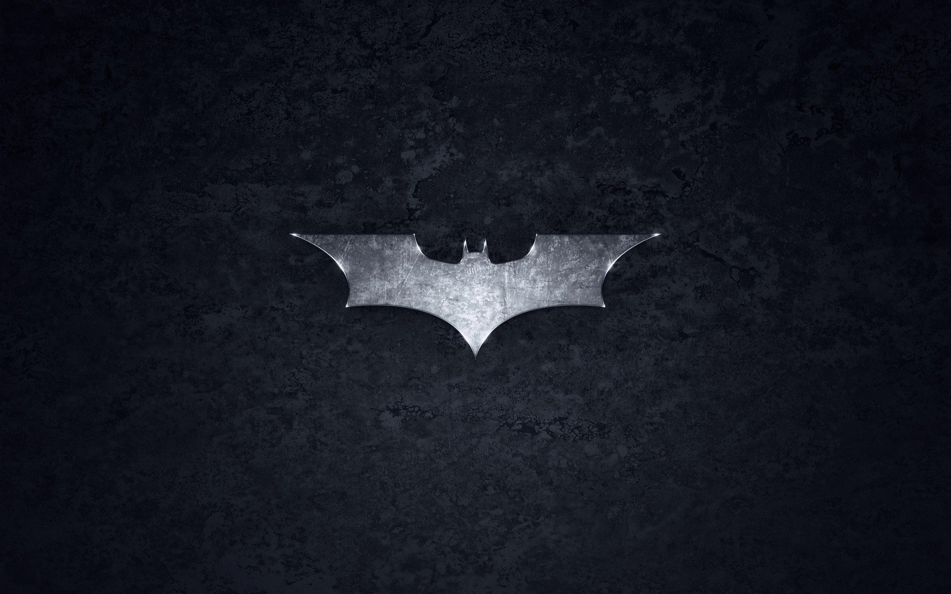 batman logo grau