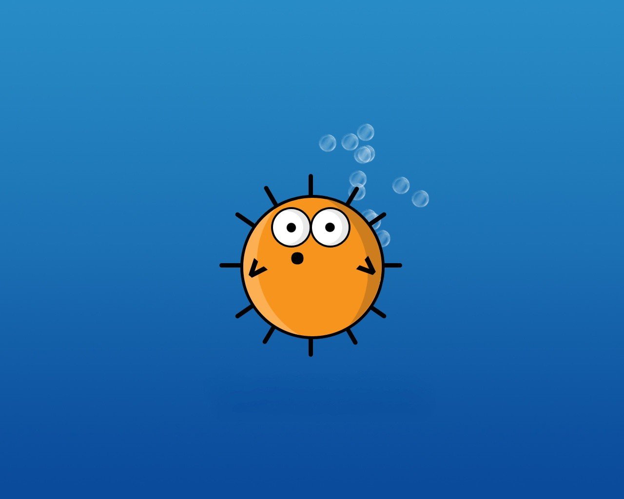 vector minimalism fish ball