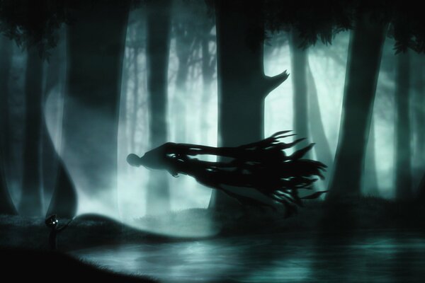 A fragment from the movie Harry Potter Dementors