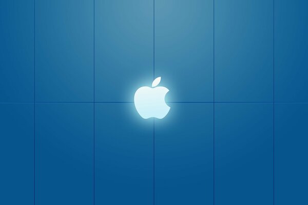 Mac icon on a blue background