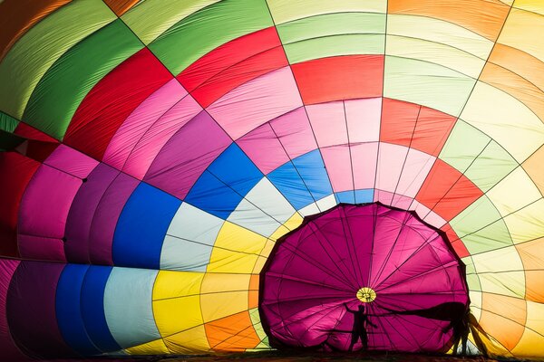 Large multicolored balloon