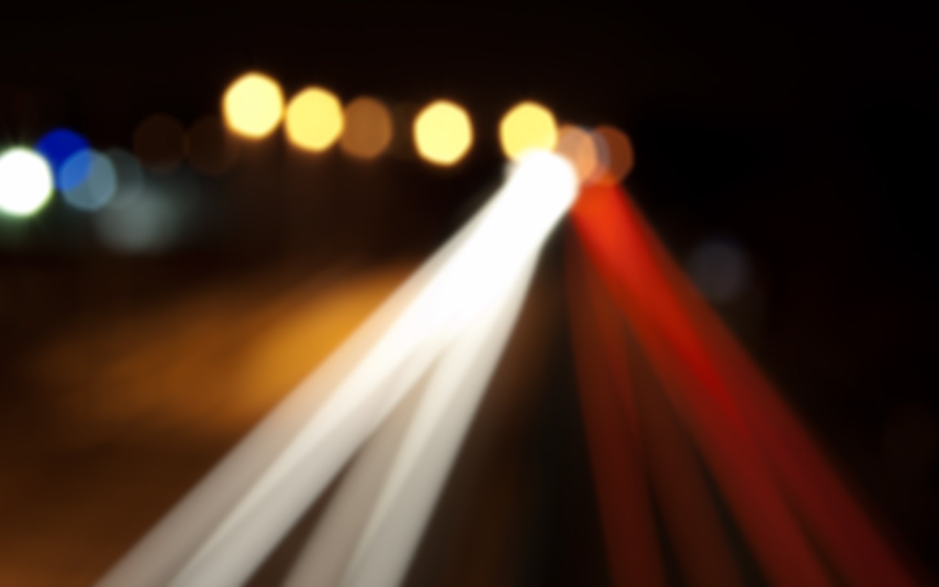 miasto światła bokeh