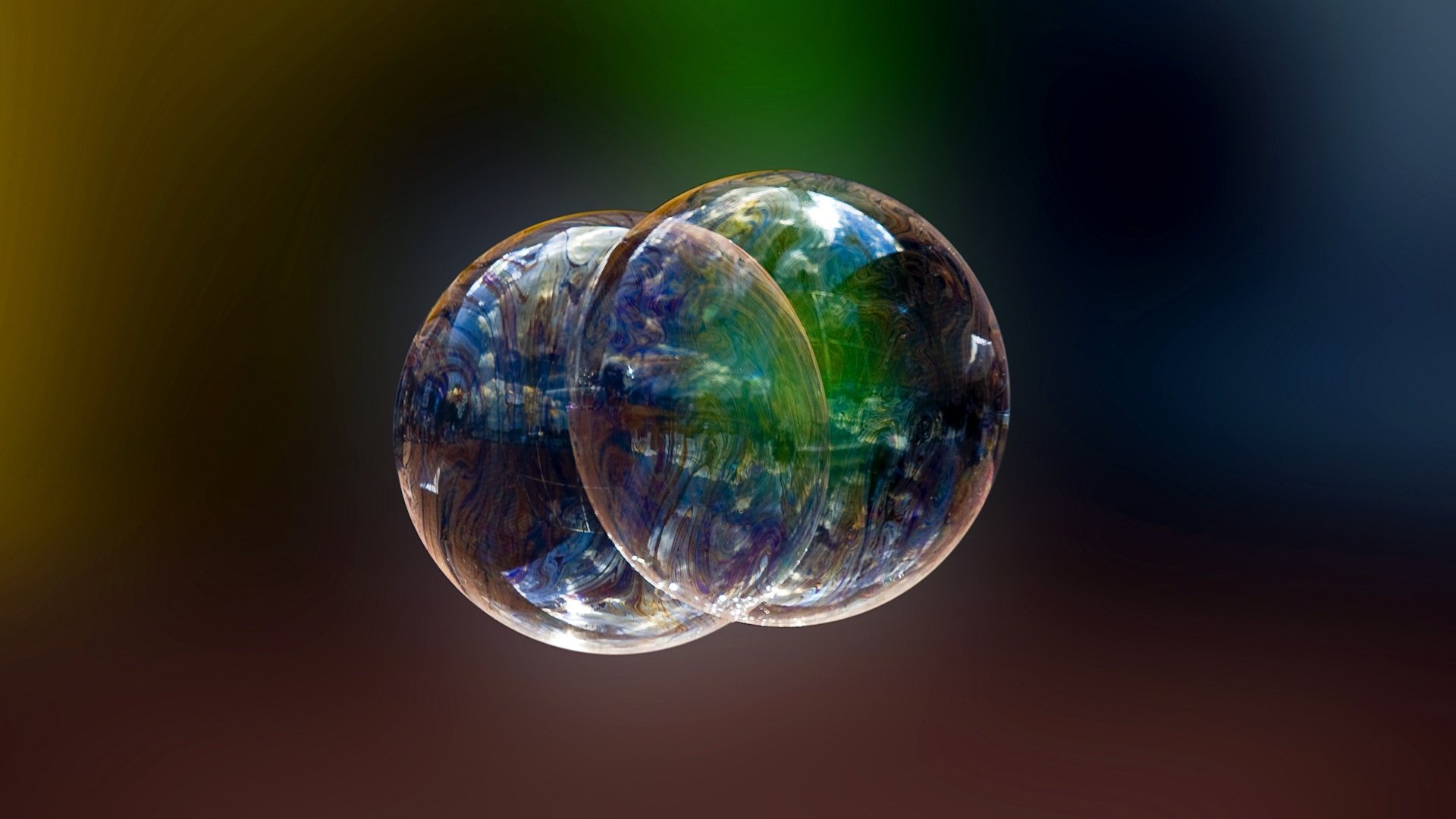 oap bubbles ball sphere circle the pair close up