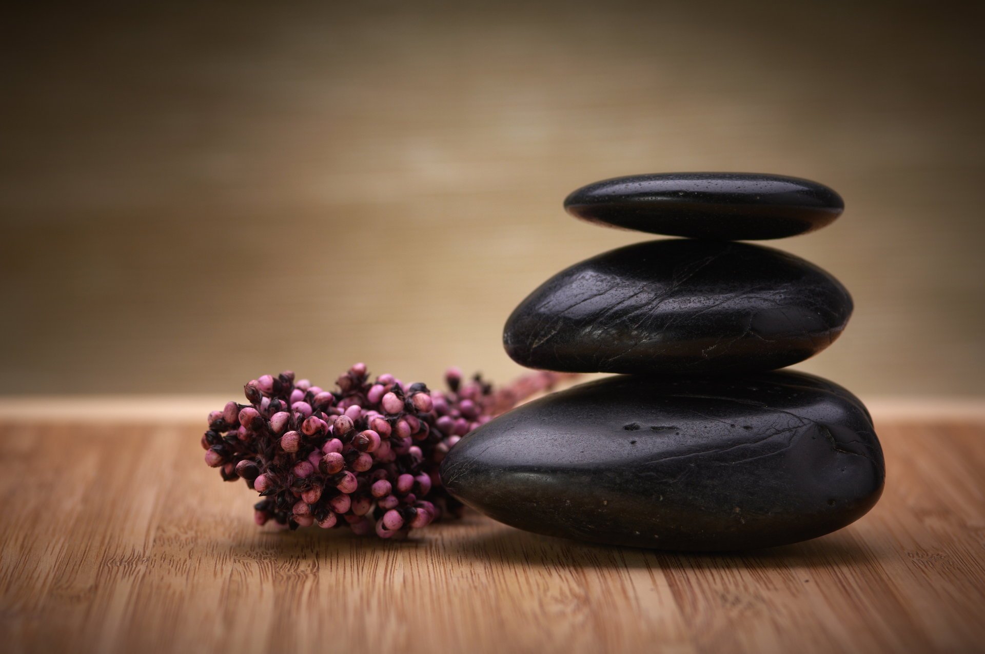 pa spa stones flower