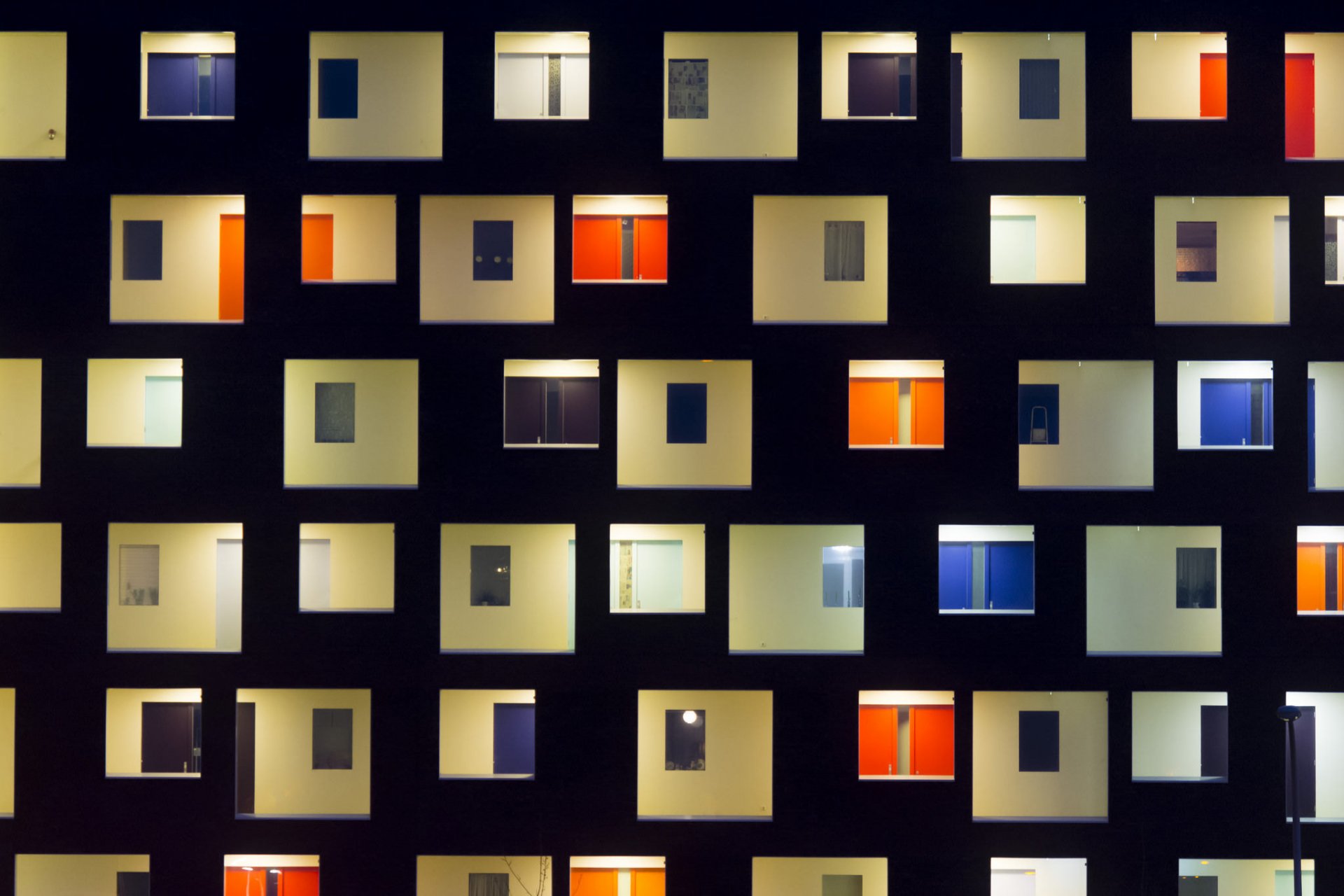 the hague netherlands building facade window