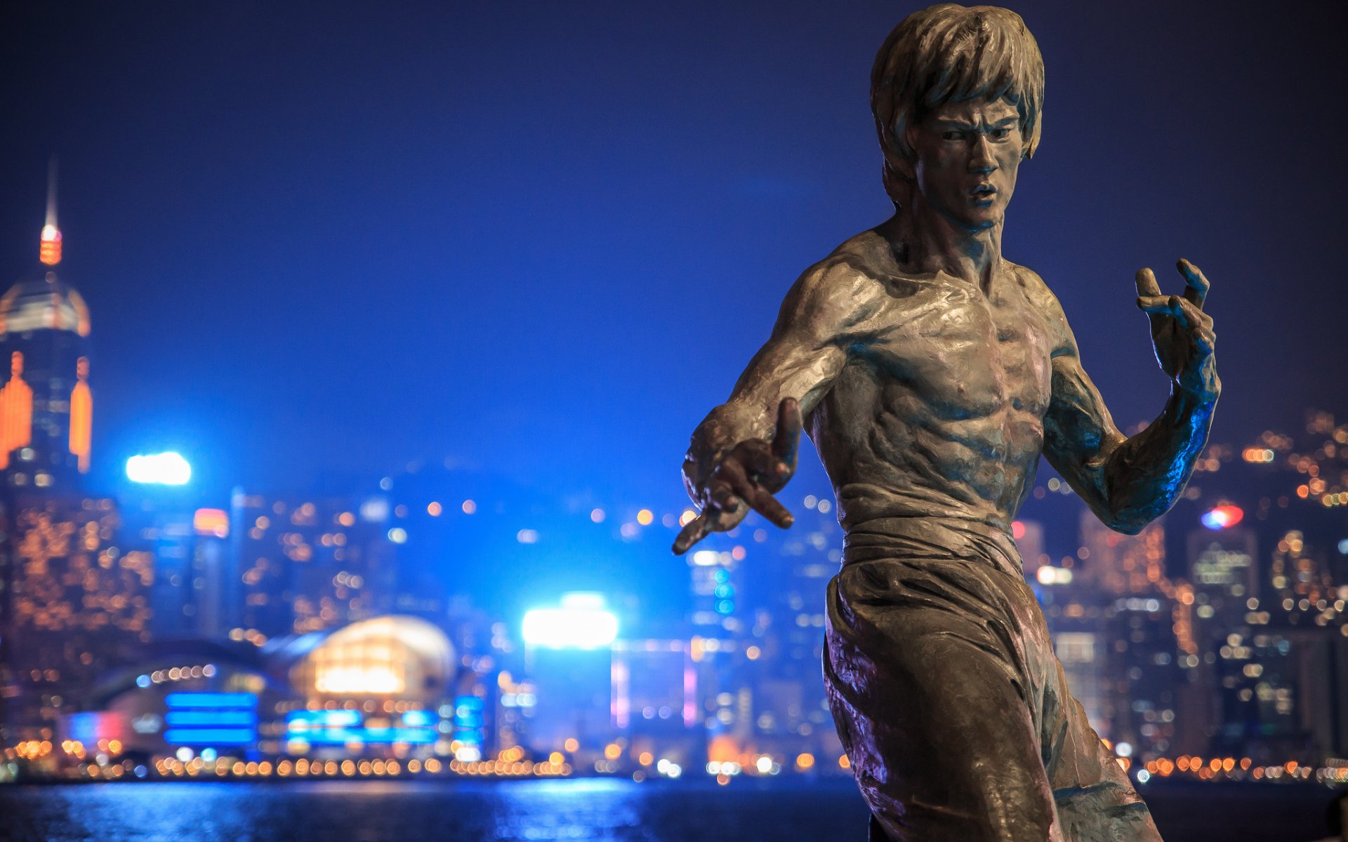 hongkong bruce lee denkmal