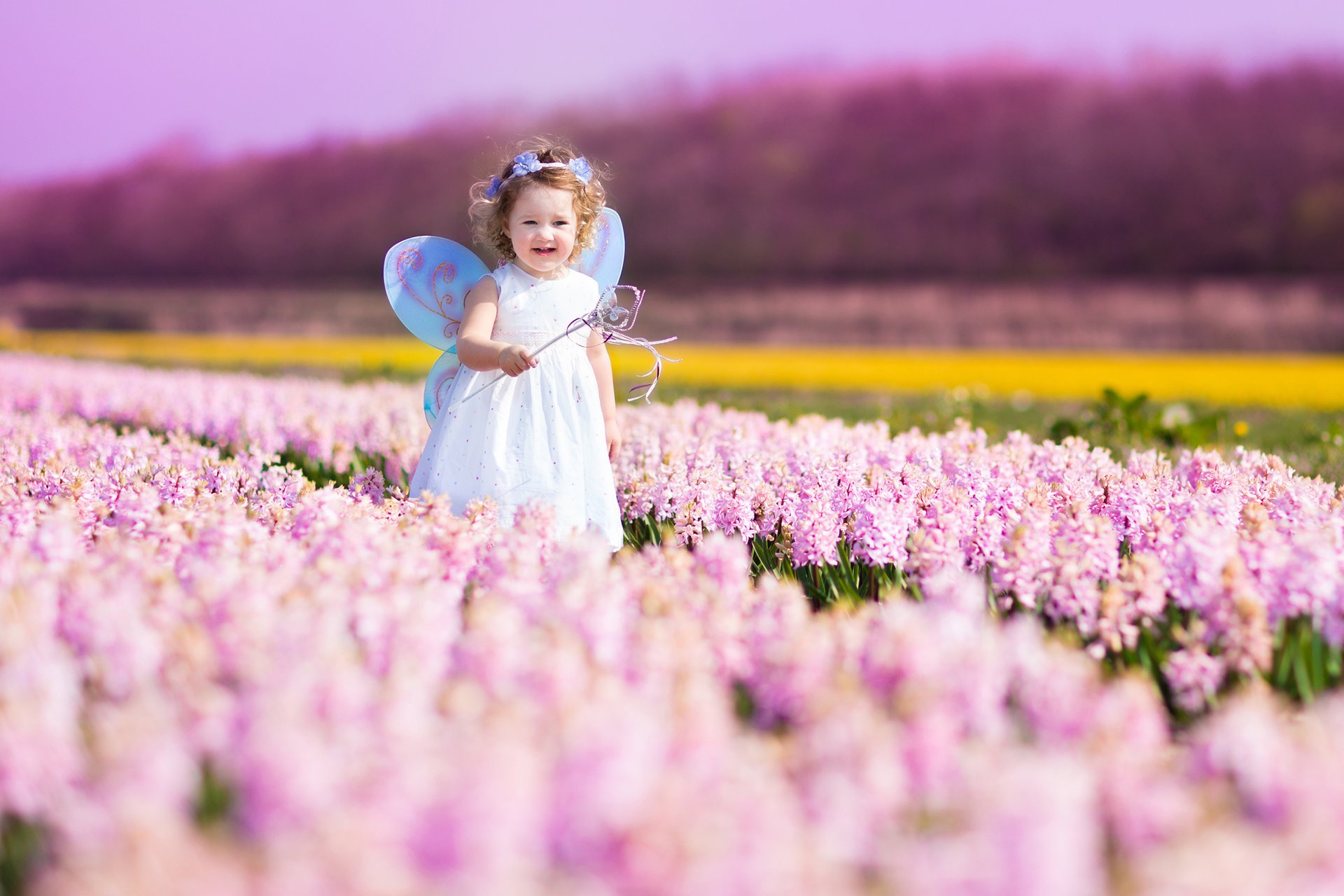 nature spring flower child little fairy flower