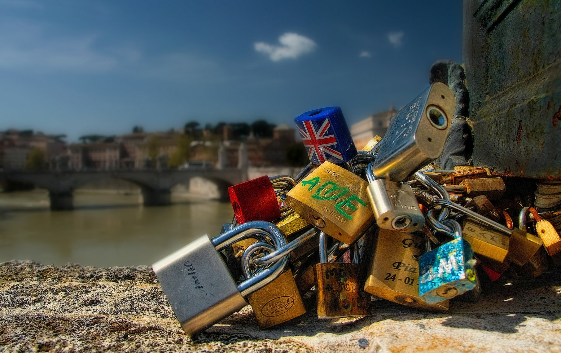 ponte sant angelo most św. anioła rzym włochy most świętego anioła most zamki zamki