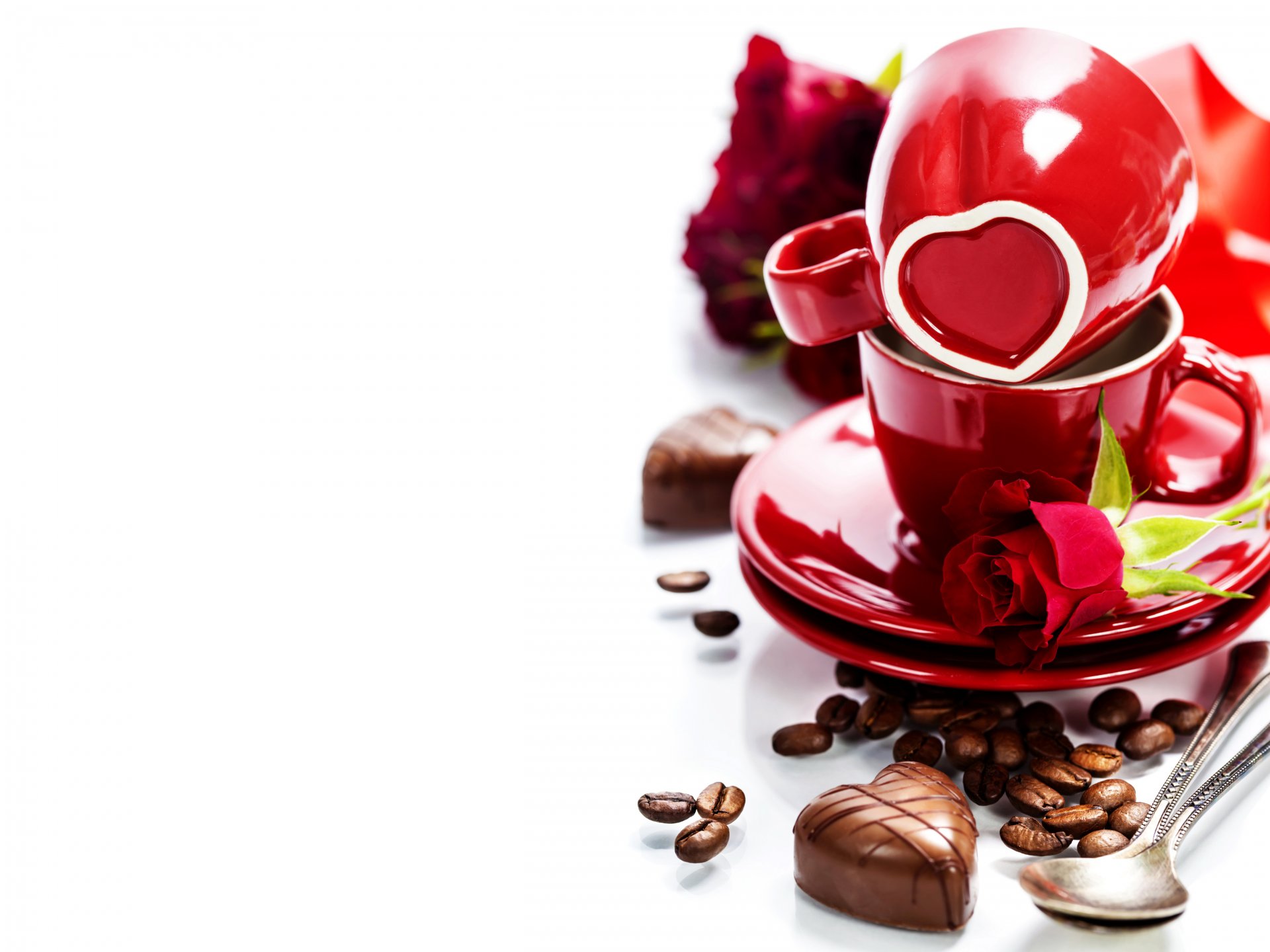 dolci caramelle caffè rose grano tazza cuore cibo foto