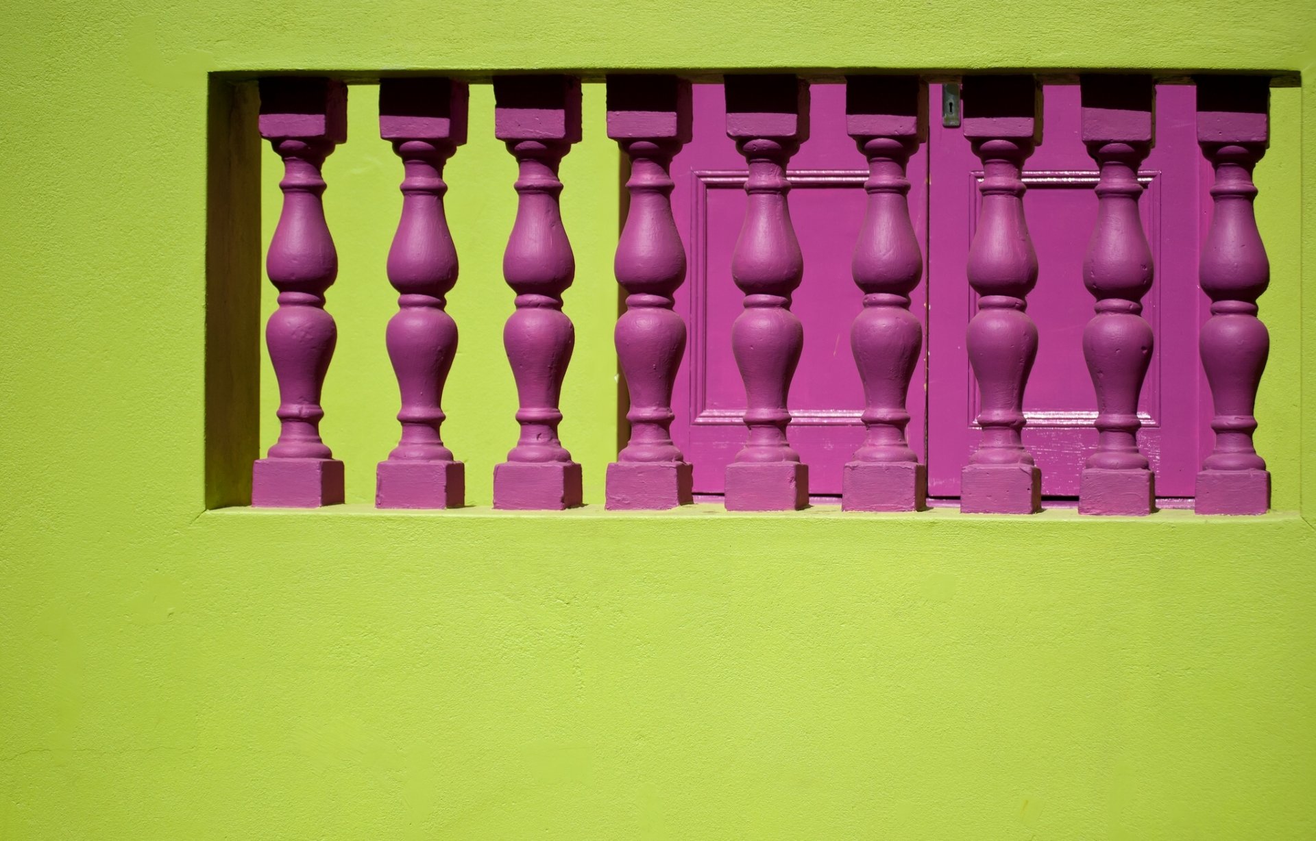 bo-kaap quartiere malese città del capo sud africa bo-kaap sud africa balaustre