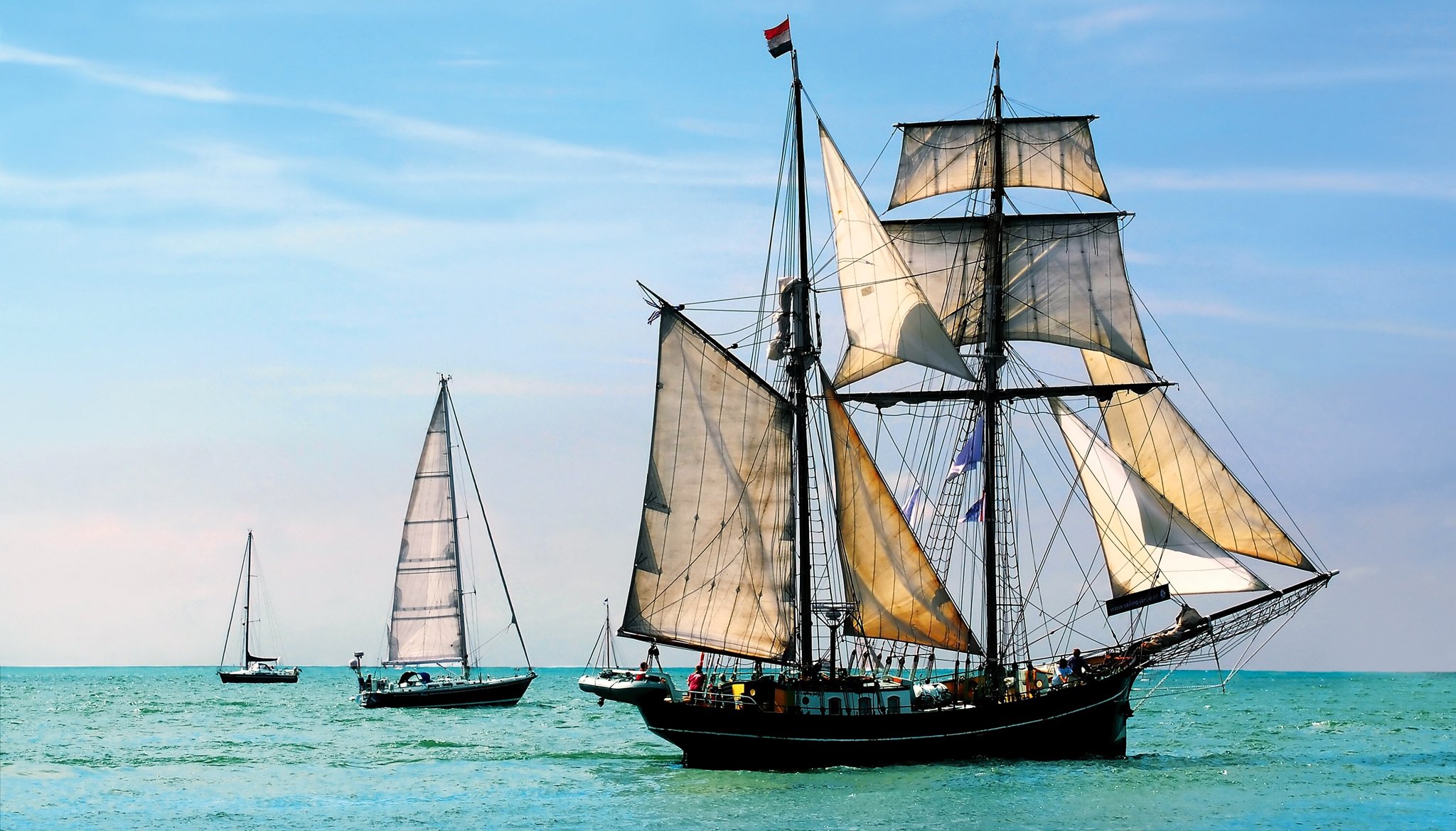 ky sea ship sailboats yacht boat