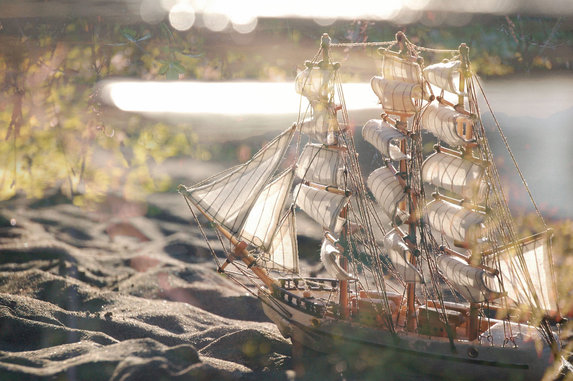 bateau bokeh sable