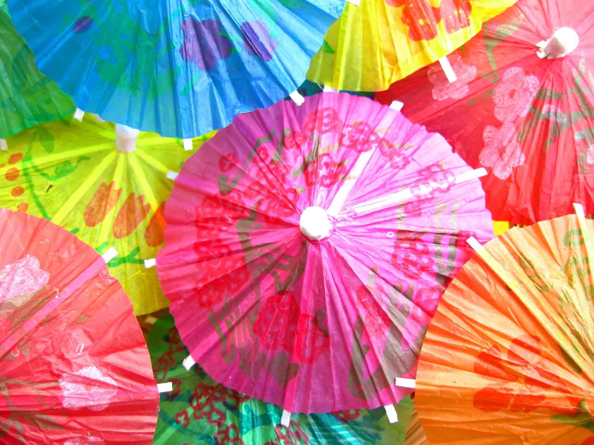 cocktail parapluies coloré texture parapluies texture