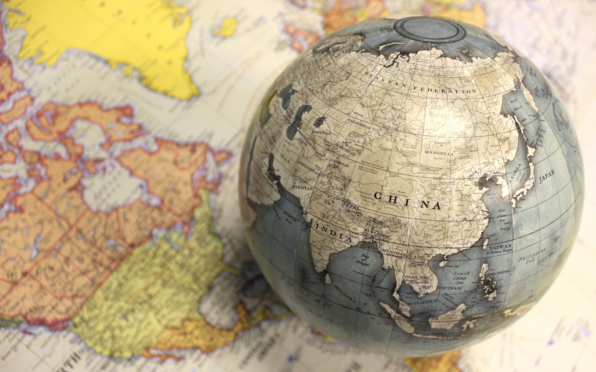 globo mapa mundo