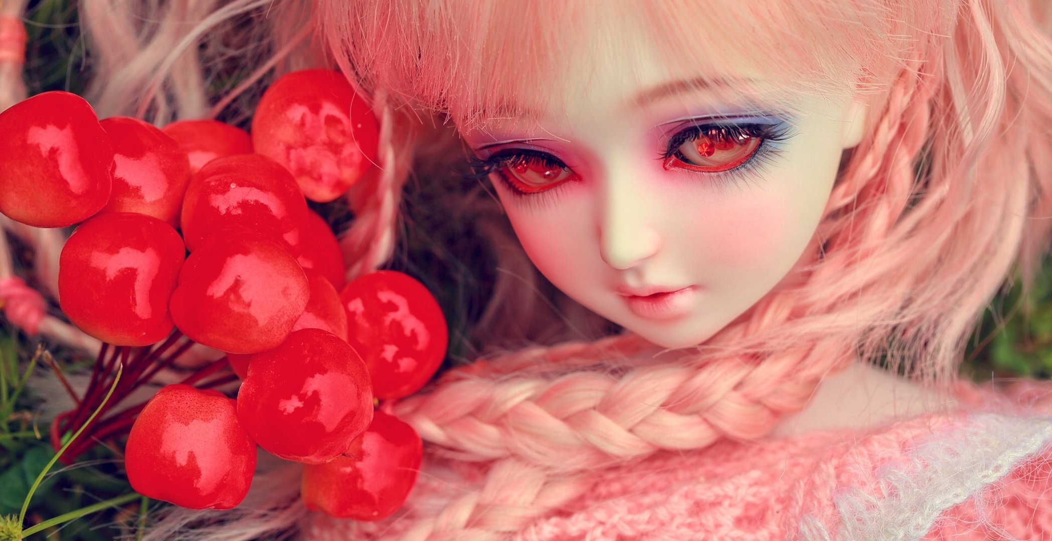 toys doll pigtails eyes berrie
