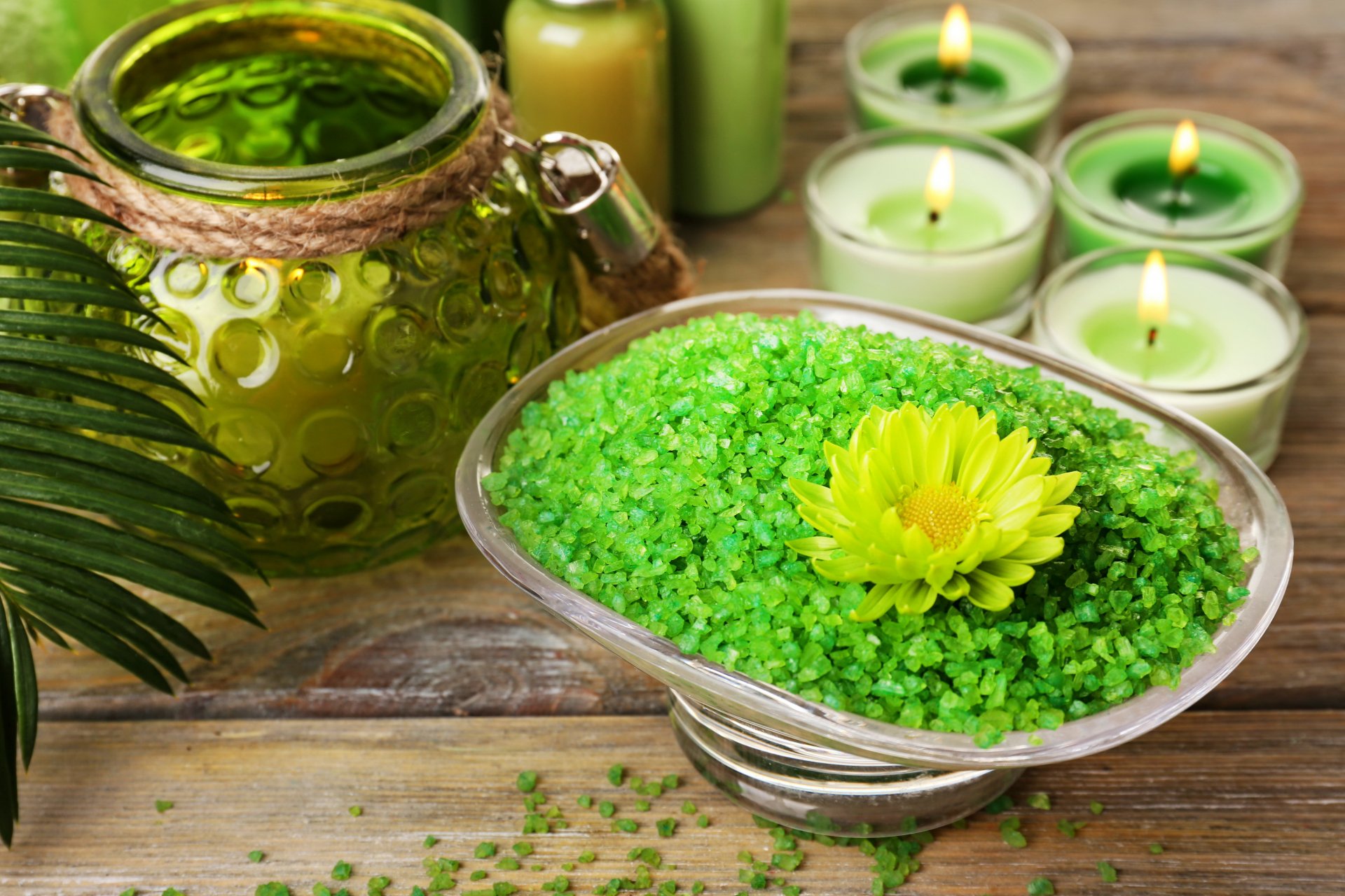 spa naturaleza muerta comercio relajarse sal velas flores