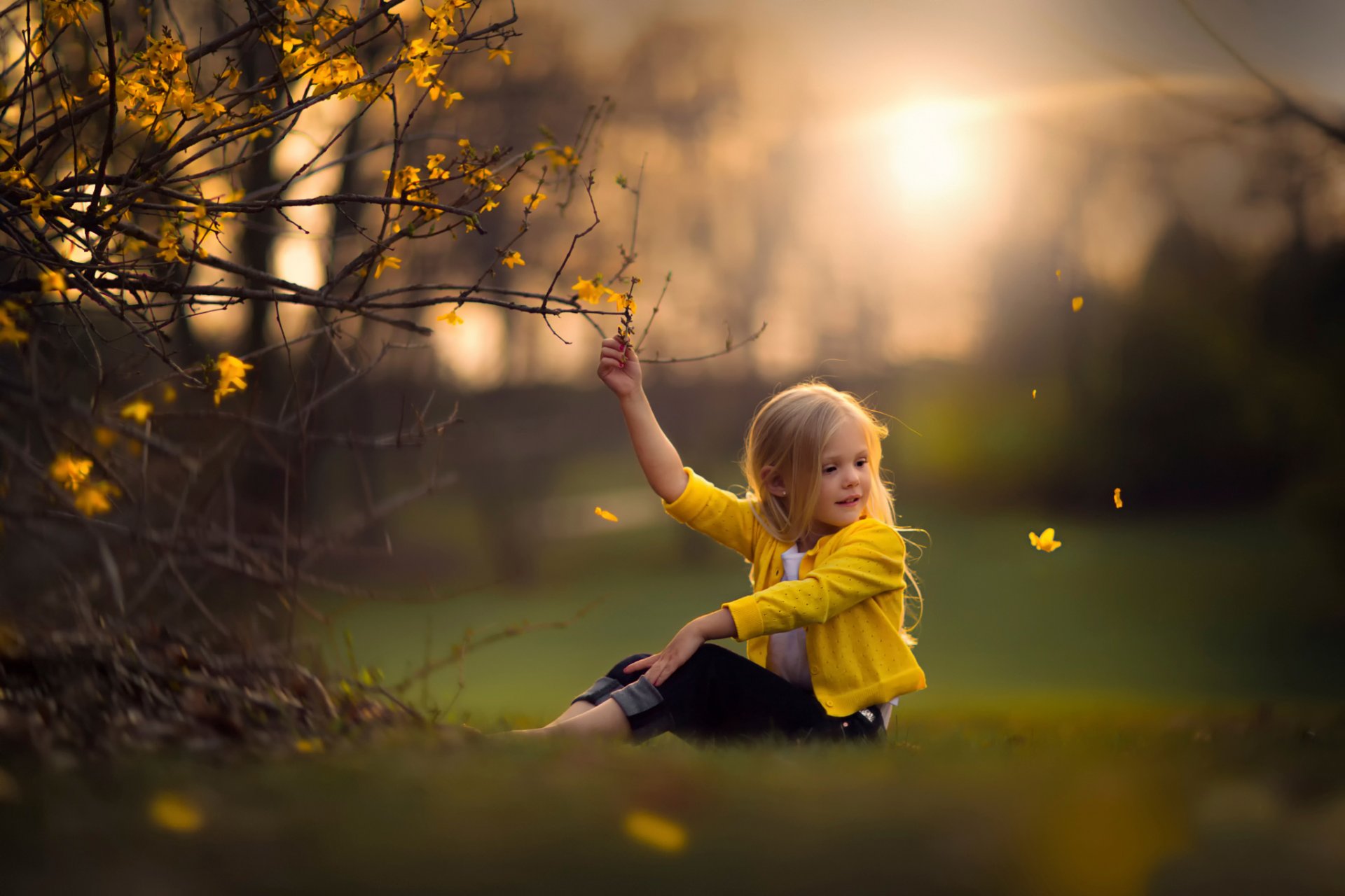 primavera realmente niña naturaleza