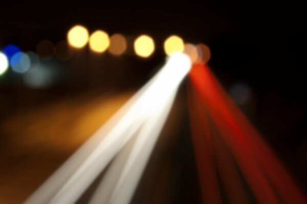 Lumières de la ville au cours de la vie