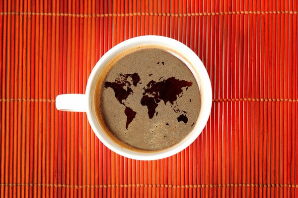 Land in einer Kaffeetasse mit besonderem Charme